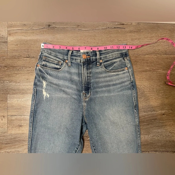 Good American Good Curve Blue Jeans Distressed Women's Size 6/28 - Picture 7 of 7